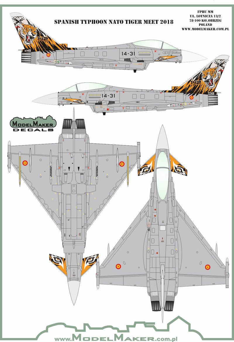 Spanish Typhoon NATO Tiger Meet 2018