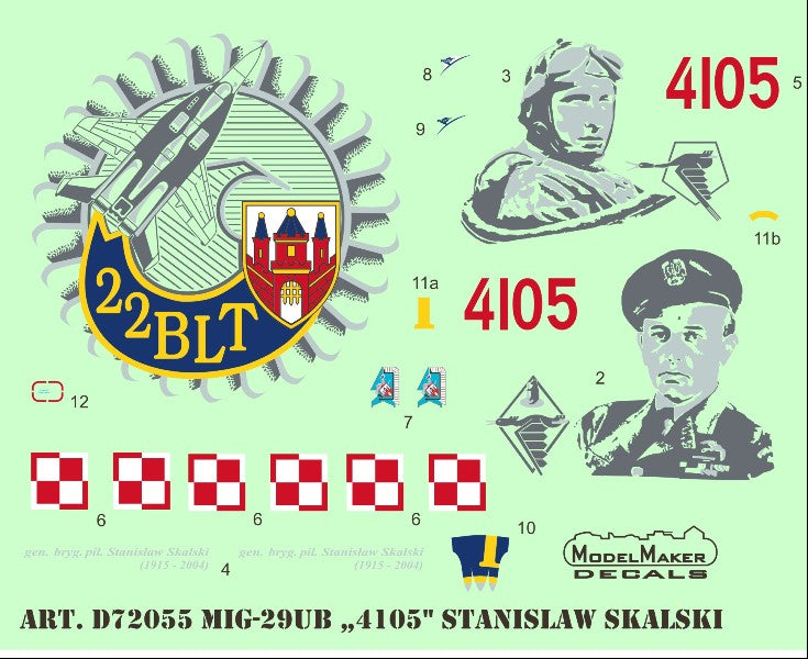 Mikoyan MiG-29UB '4105' Stanislaw Skalski