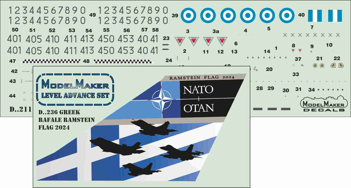 Greek Dassault Rafale Ramstein Flag 2024