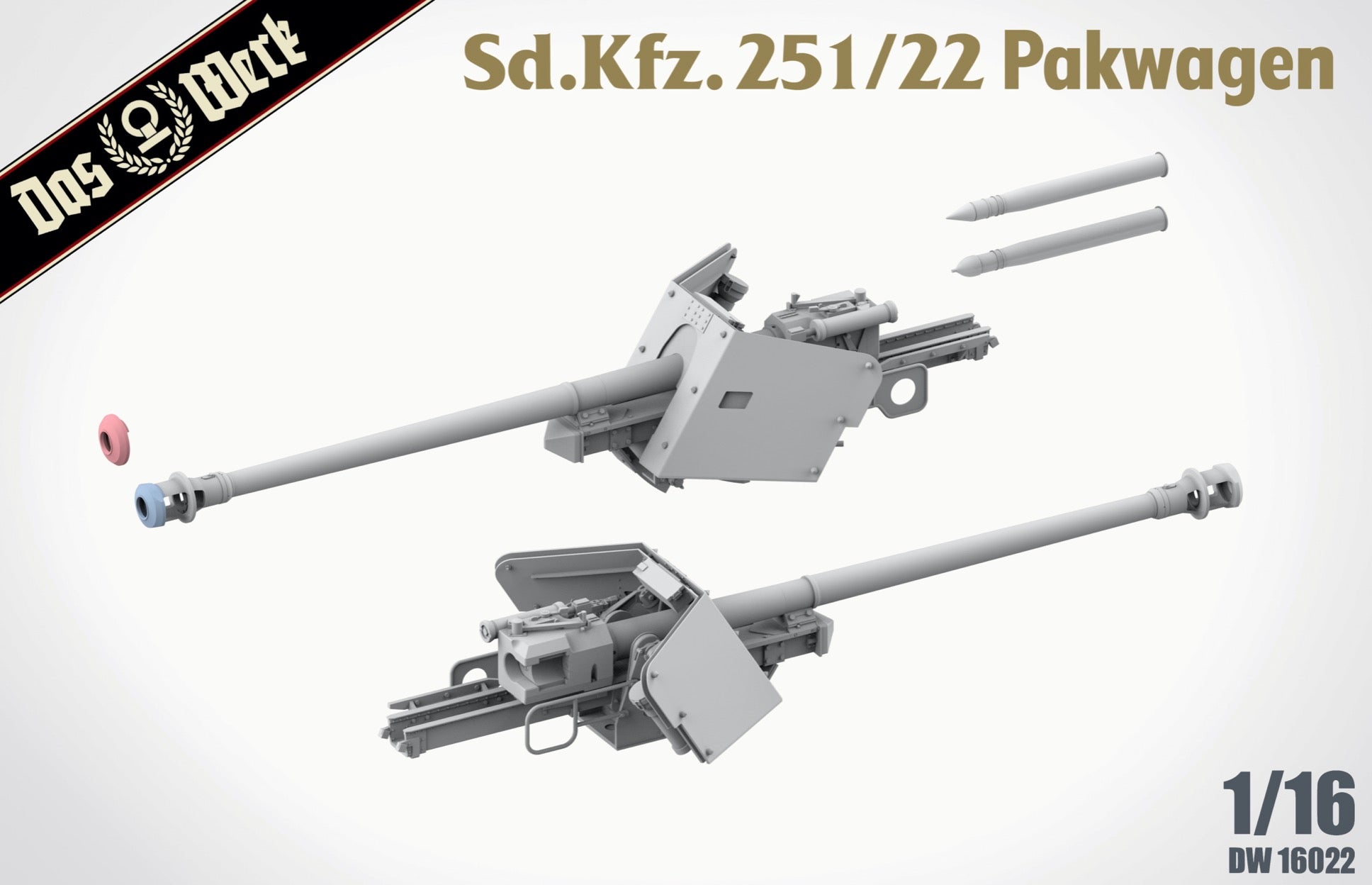 Das Werk Sd.Kfz.251/22 Ausf.D "Pakwagen" with 75 mm Pak gun