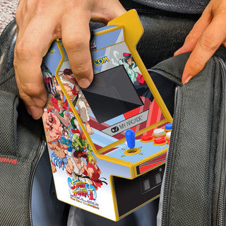 Super Street Fighter II Micro Player Pro 6.7" Portable Retro Arcade (2 Games In 1)