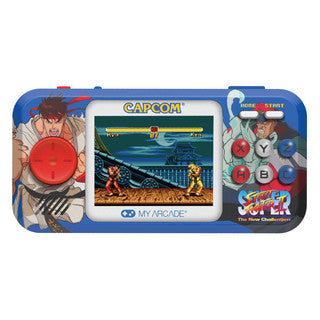 Super Street Fighter II Pocket Player Pro Portable Gaming System (2 Games In 1)