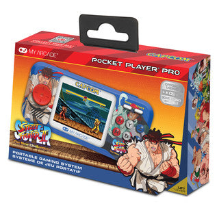 Super Street Fighter II Pocket Player Pro Portable Gaming System (2 Games In 1)