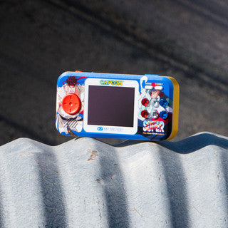 Super Street Fighter II Pocket Player Pro Portable Gaming System (2 Games In 1)