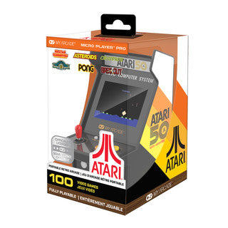 Atari Micro Player Pro 6.7" Portable Retro Arcade (100 Games in 1)