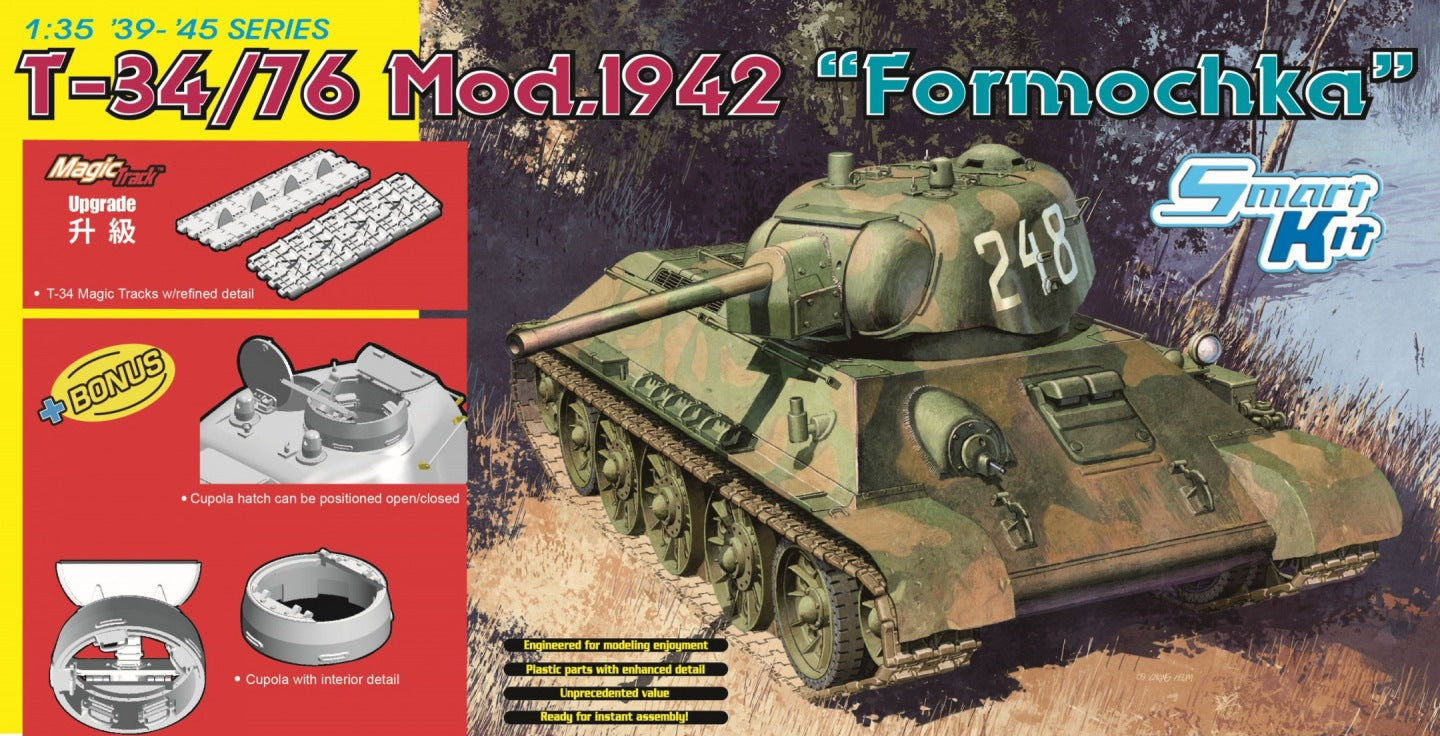 Dragon Soviet T-34/76 Mod.1942 - DN6401