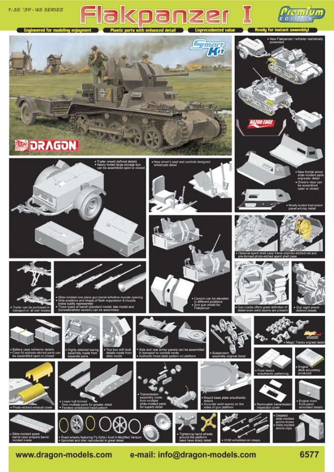 Flakpanzer 1 and trailer