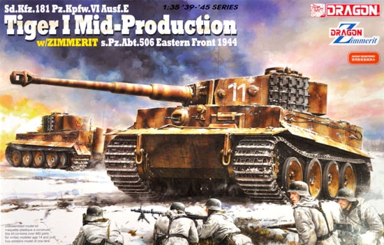 Dragon Pz.Kpfw.VI Ausf.E Tiger - DN6624 - Military Vehicle Kits