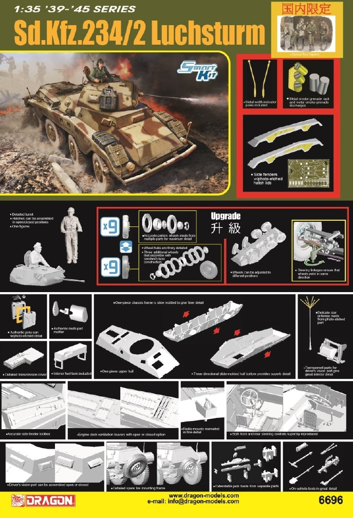 Dragon Sd.Kfz.234/2 Luchsturm