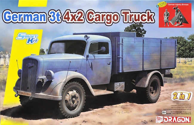 German 3t 4x2 Cargo Truck