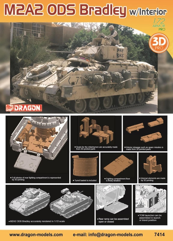M2A2 ODS Bradley with Interior