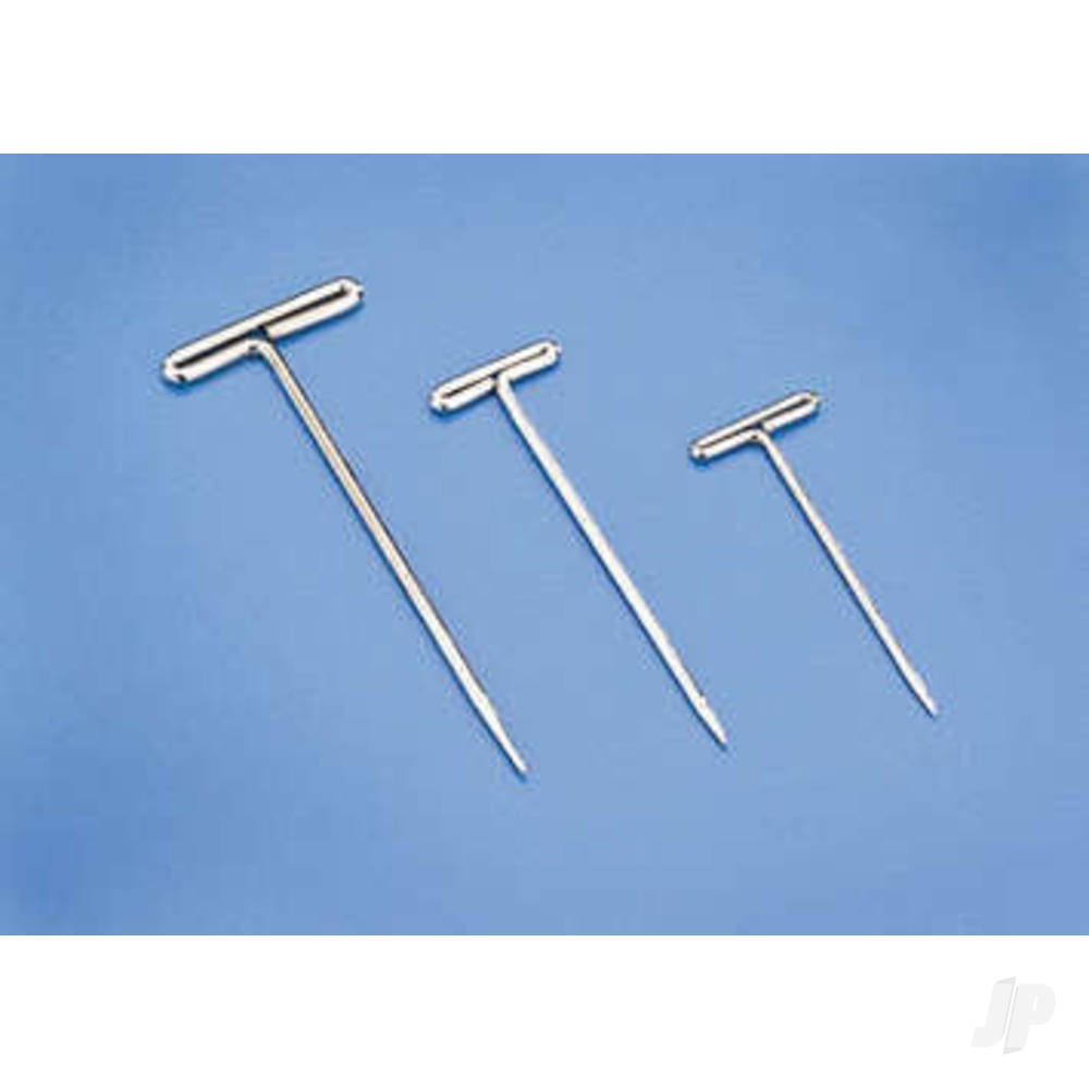 Dubro Nickel Plated T-Pins 1-1/4in (100 pcs per package) DUB253