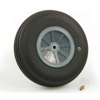 Dubro 4-1/2in diameter Scale Treaded Wheel (1 each per card) DUB450TV