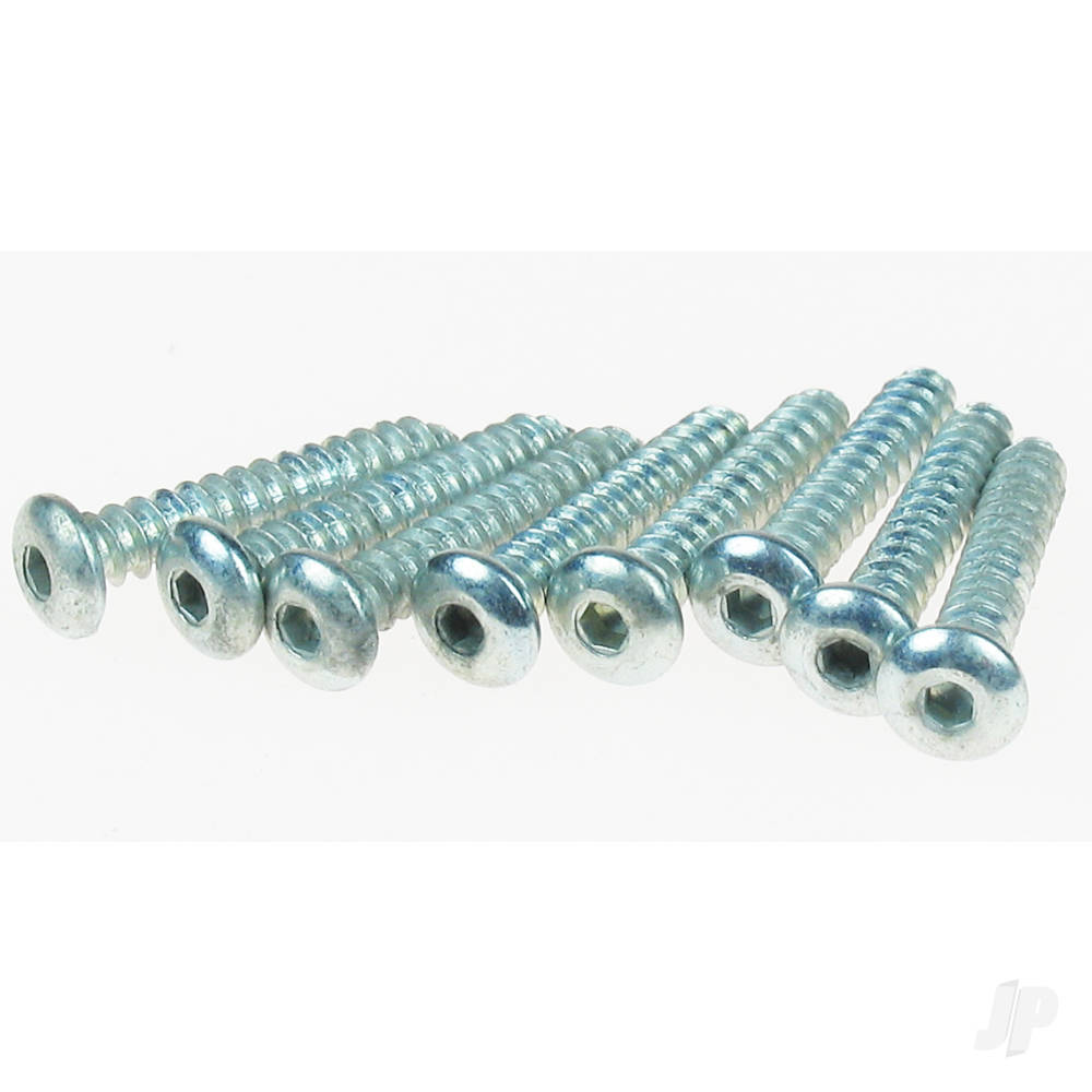 Dubro 2 x 1/2 Button Head Sheet Metal Screws (8 pcs per package) DUB526