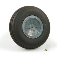Dubro 5-1/2in diameter Lg Scale Tread Wheel (1 each per card) DUB550TV