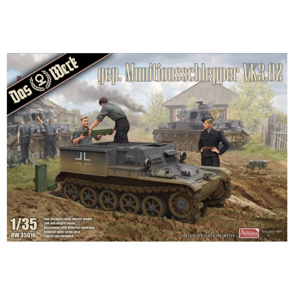 Das Werk 1/35 Gepanzerter Munitionsschlepper Vk3.02 35016