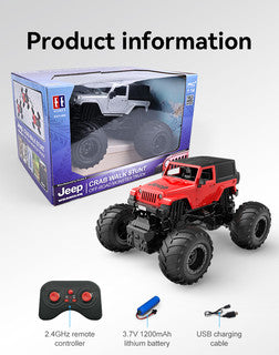 Jeep Wrangler RC Crab-Stunt Monster Truck