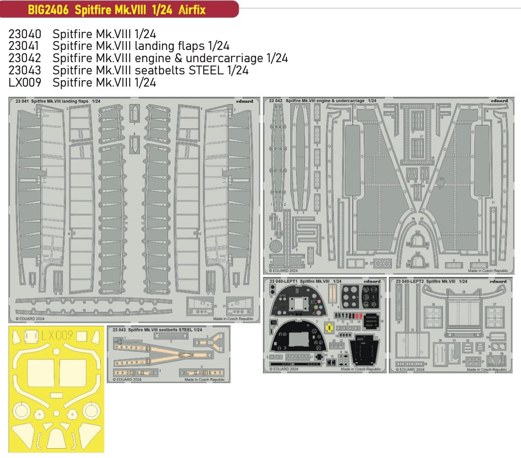 Eduard Big-Ed Supermarine Spitfire - EBIG2406