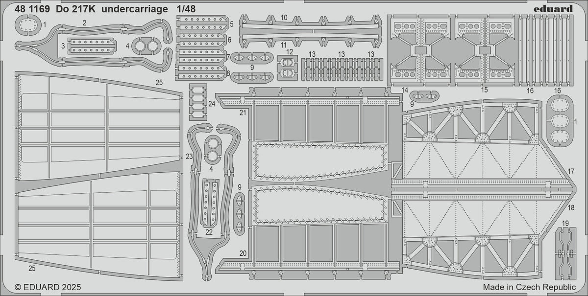 Dornier Do-217K 1/48 (designed to be used with ICM UA UK kits)
