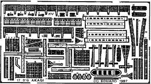 IJN Akagi Aircraft Carrier (designed to be used with Hasegawa kits)