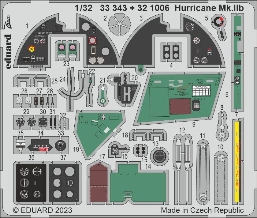 Eduard Hawker Hurricane Mk.IIb - ED321006