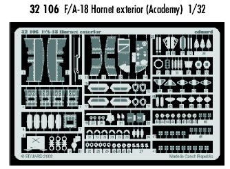 McDonnell-Douglas F/A-18 Hornet exterior (designed to be used with Academy kits)----(McDonnell-Douglas F/A-18C Hornet/McDonnell-Douglas F/A-18D Hornet)