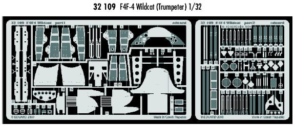 Grumman F4F-4 Wildcat (designed to be used with Trumpeter kits)