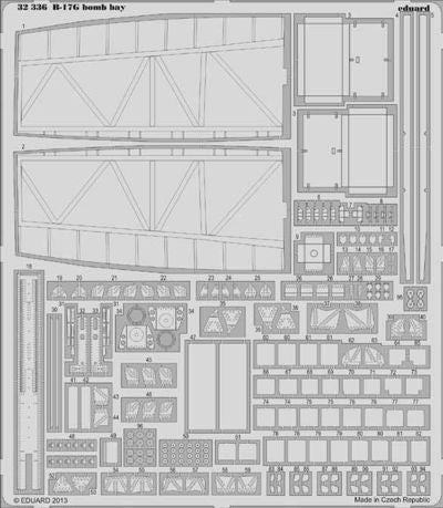 RE-RELEASED! Boeing B-17G Flying Fortress bomb bay (designed to be used with Hong Kong Models kits)
