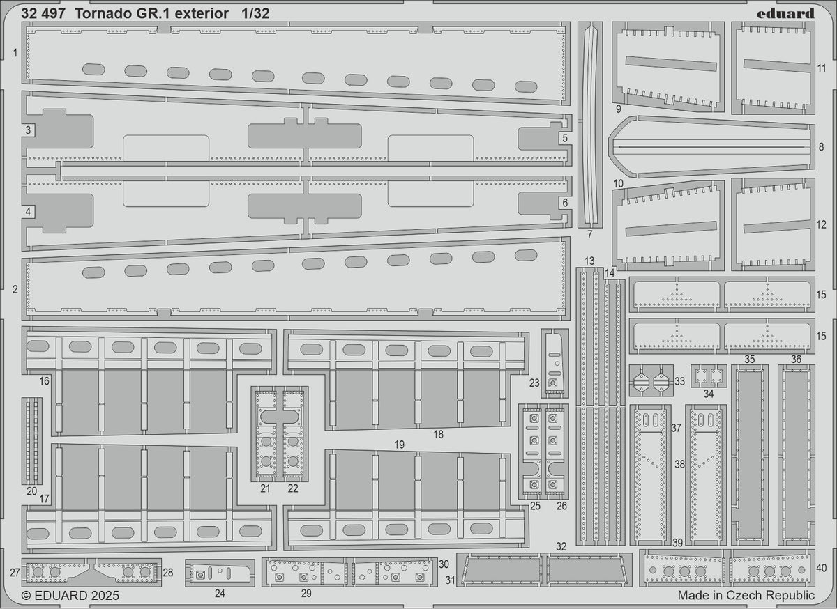 Panavia Tornado GR.1 exterior 1/32 (designed to be used with Italeri kits)
