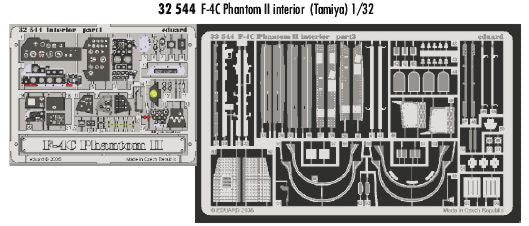 McDonnell F-4C Phantom interior PRE-PAINTED IN COLOUR! (designed to be used with Tamiya kits)
