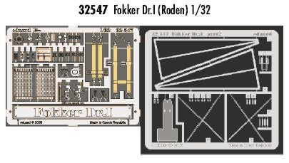 Fokker Dr.I Triplane PRE-PAINTED IN COLOUR! (designed to be used with Roden kits)
