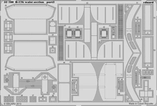 Boeing B-17G Flying Fortress waist section (designed to be used with Hong Kong Models kits)