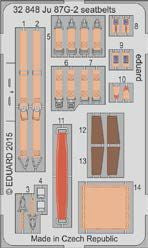 Junkers Ju-87G-2 'Stuka' seatbelts (designed to be used with Trumpeter kits)