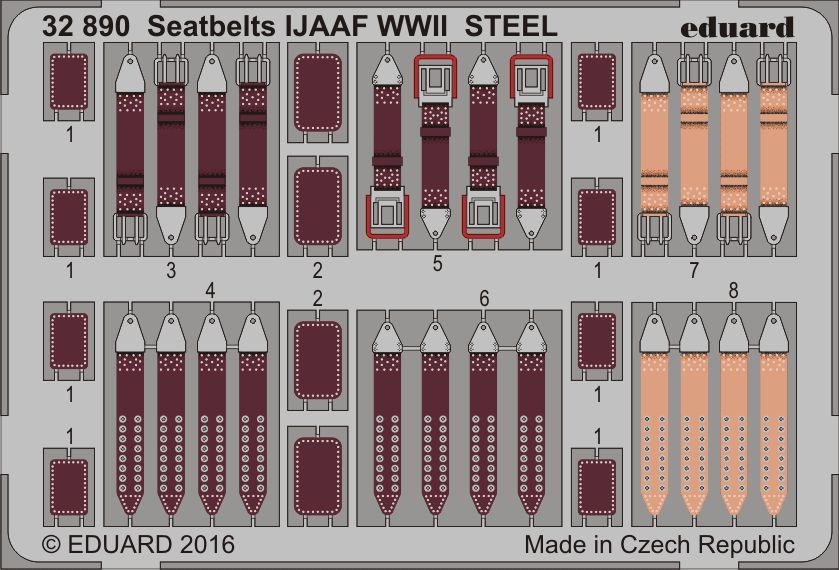 seatbelts IJAAF WWII STEEL