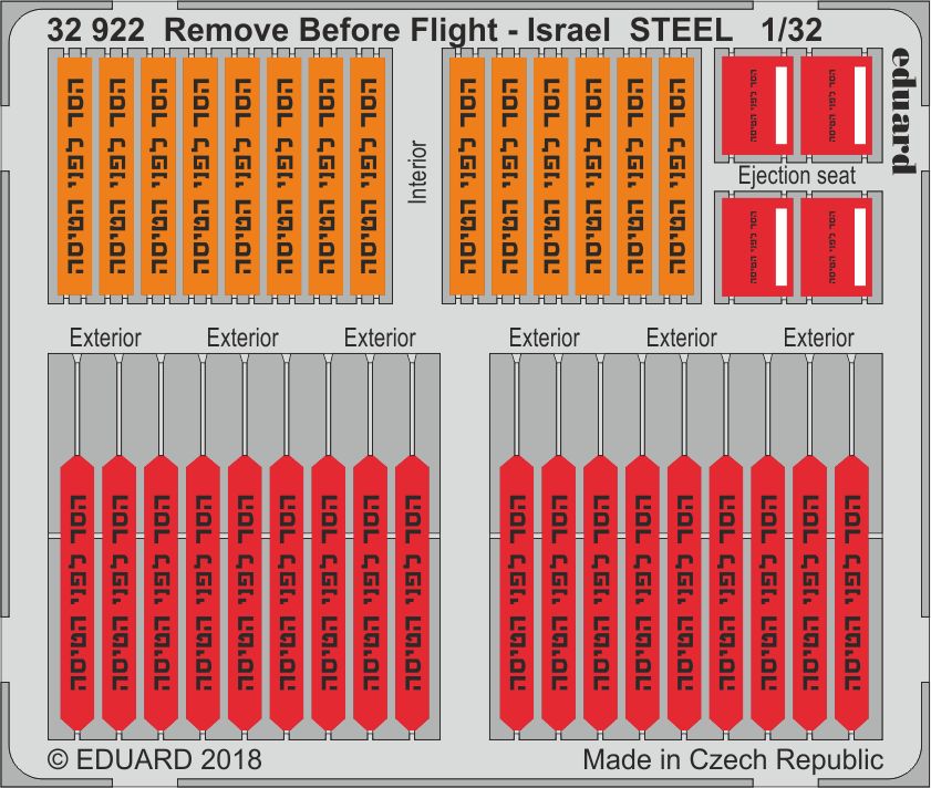 Remove Before Flight - Israel STEEL
