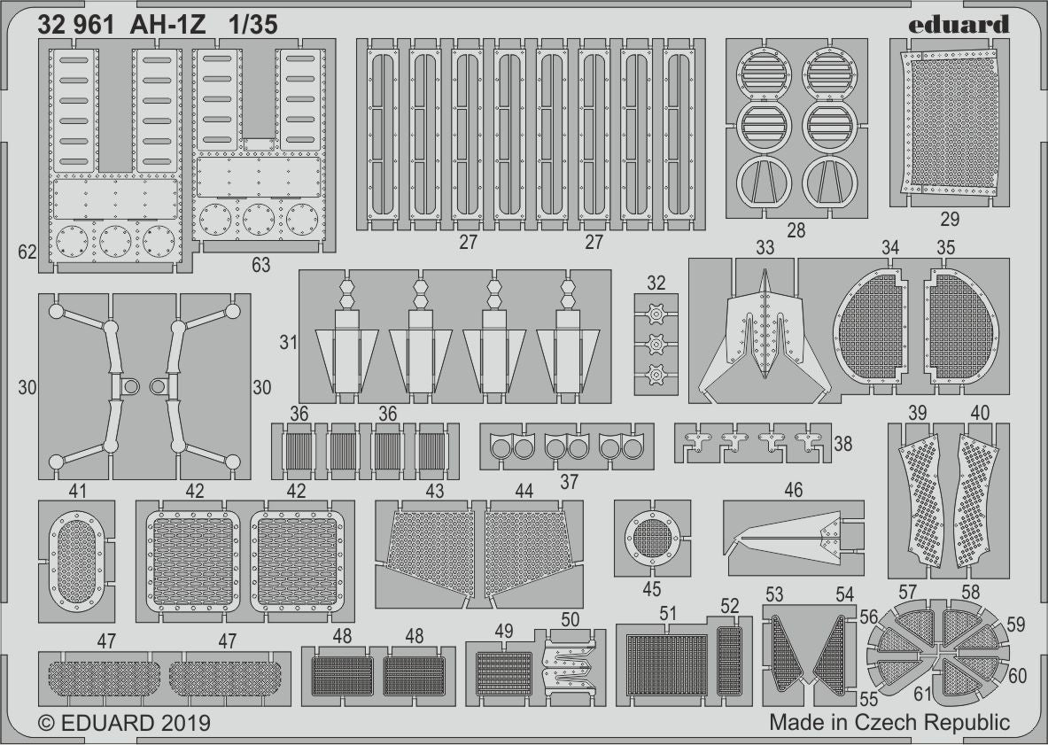 Bell AH-1Z Shark Mouth Shark Mouth (designed to be used with Academy kits)