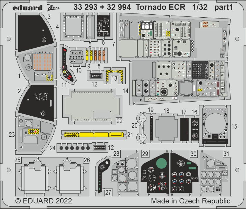 Panavia Tornado ECR (designed to be used with Italeri kits) (Eduard sold out March 2026)