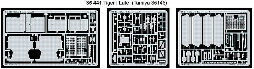 Pz.Kpfw.VI Tiger I Late (designed to be used with Tamiya kit TA35146)