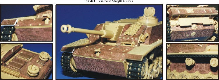 Zimmerit Sturmgeschutz/StuG.IIIG (designed to be used with Tamiya kit TA35197)
