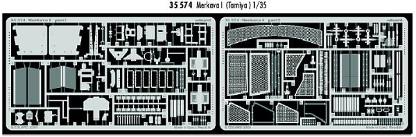 Merkava Mk.I (designed to be used with Tamiya TA35127 kits)