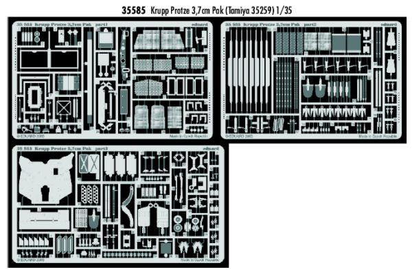 Krupp-Protze 3.7cm PaK- (designed to be used with Tamiya kits)