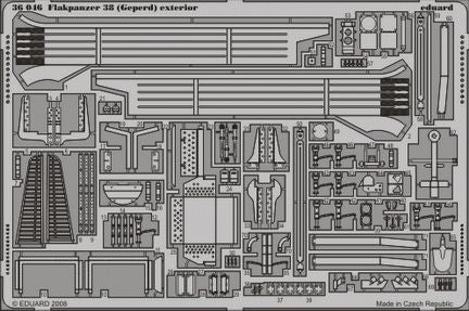 Flakpanzer 38(t) 'Gepard' Sd.Kfz.140 exterior (designed to be used with Italeri kits)