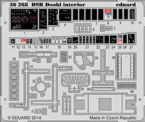 D9R Doobi Armoured Bulldozer interior (designed to be used with Meng Model kits)