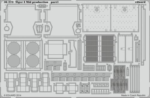 Pz.Kpfw.VI Ausf.E Tiger I Mid-Production (designed to be used with Dragon kits) DN6700