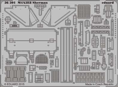 M4A3E8 Sherman 'Easy Eight' (designed to be used with Tamiya kits)