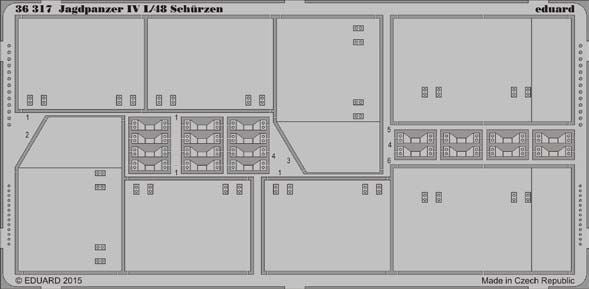Jagdpanzer IV L/48 Schurzen/Schürzen (designed to be used with Dragon kits)