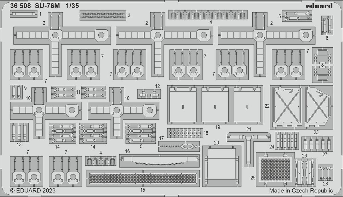 Soviet Su-76M SPG (designed to be used with Zvezda kits)