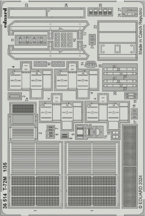 Soviet T-72M (designed to be used with Trumpeter kits)