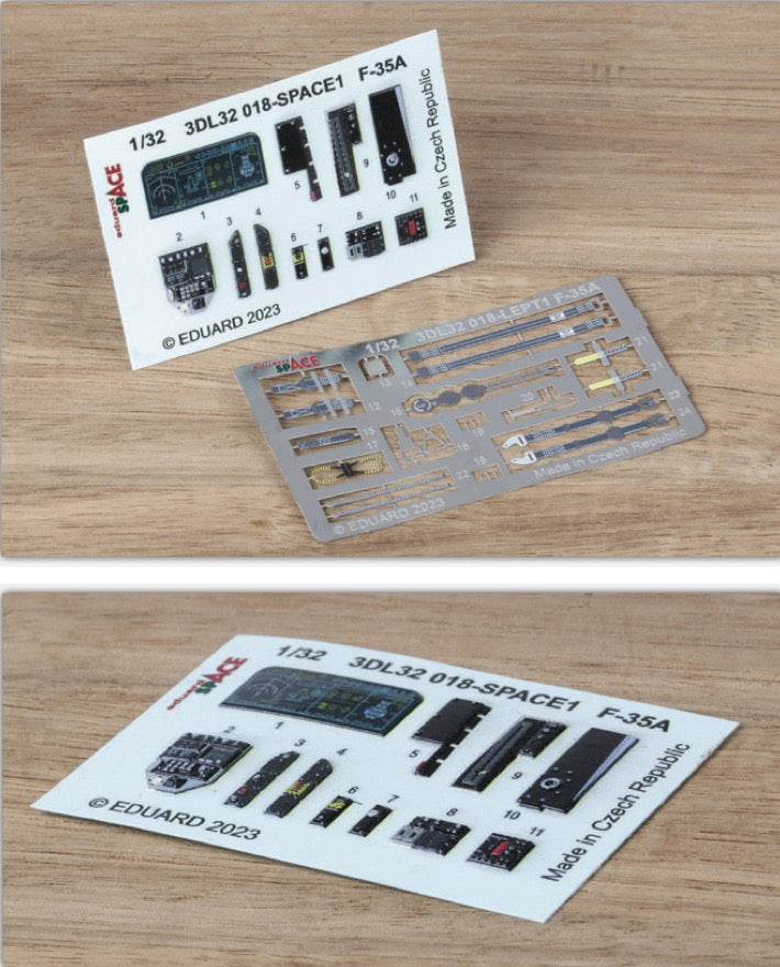Lockheed-Martin F-35A Lightning II SPACE 1/32 (3D- Printed decals) (designed to be used with Trumpeter kits)