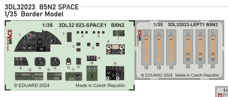 Nakajima B5N2 Type 97 Kate SPACE 1/35(designed to be used with Border Model kits)